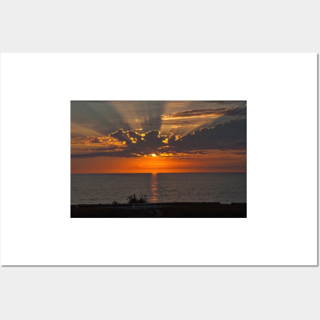 Carlsbad Pacific Ocean Sunset Wall Art by KirtTisdale